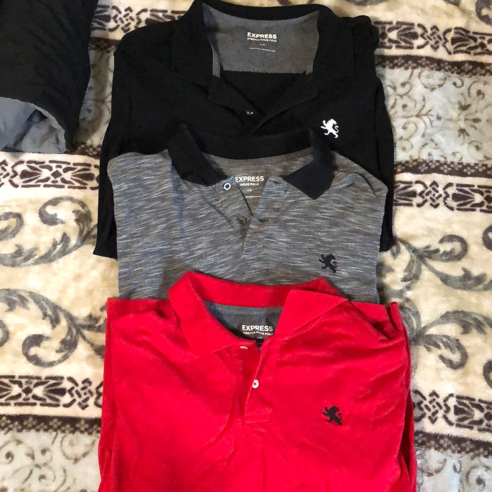 Men’s Express polo shirt bundle